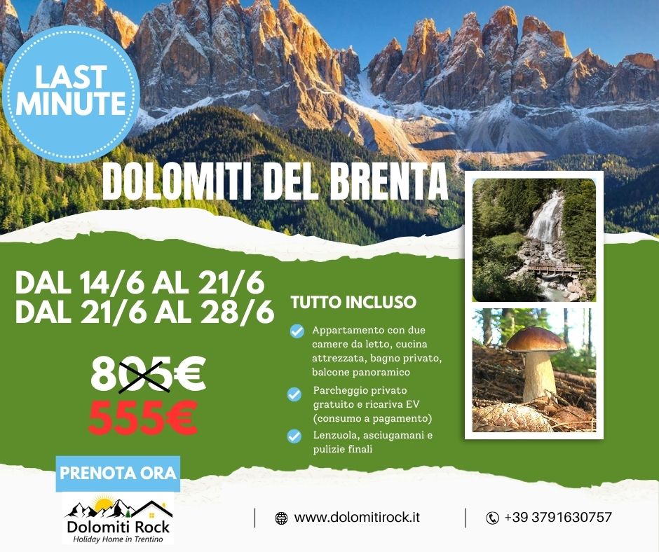 Last Minute Giugno Dolomiti Brenta
